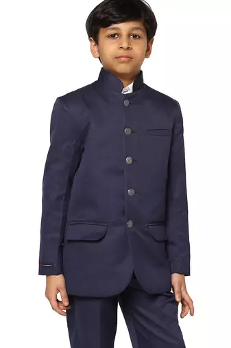 kids blue bandgala blazer