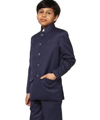 kids blue bandgala blazer 4