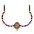 Waist Belt Gold Platted Red Color Stone