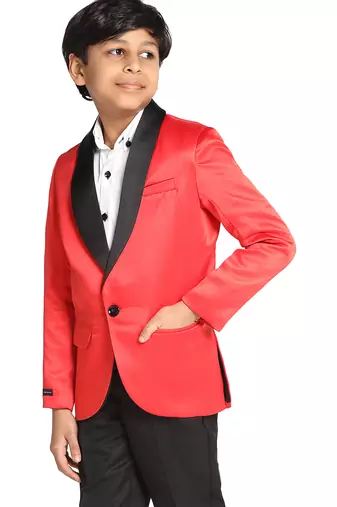 Boys red tuxedo