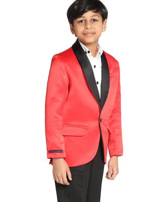 Boys red tuxedo 3