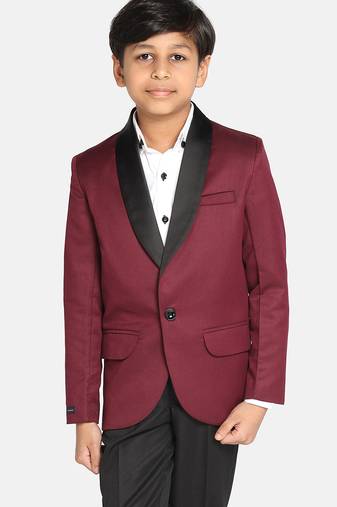 Boys maroon tuxedo