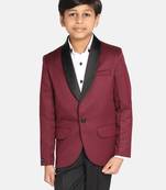 Boys maroon tuxedo