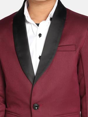 Boys maroon tuxedo 3