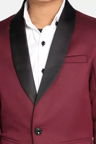 Boys maroon tuxedo