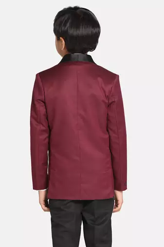 Boys maroon tuxedo