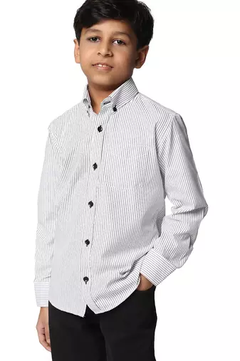 White striped shirt