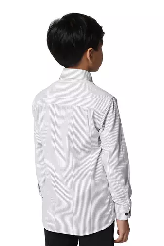 White striped shirt