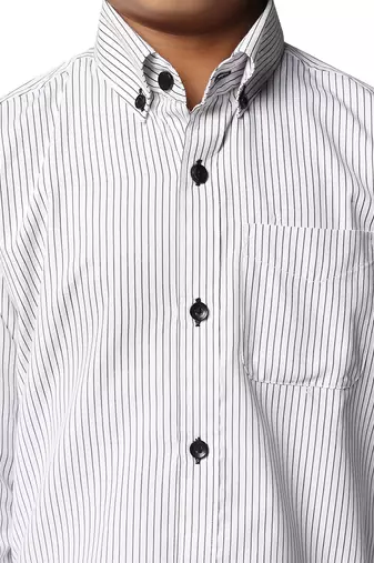 White striped shirt