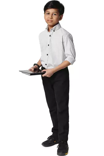 White striped shirt