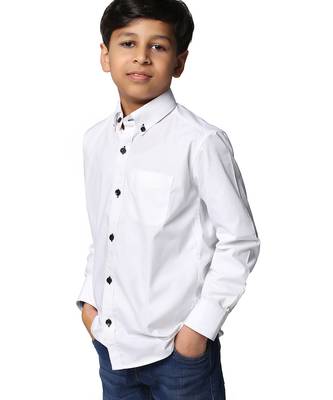 White solid shirt 2