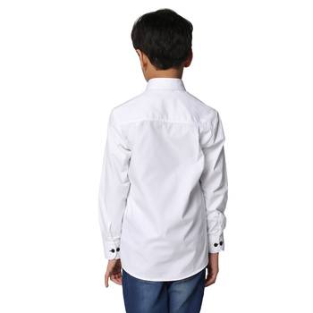 White solid shirt 4