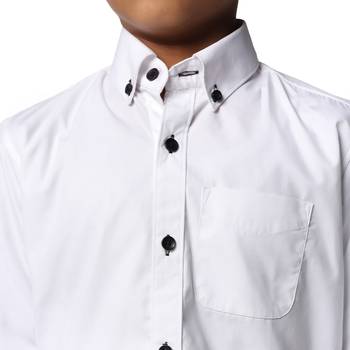 White solid shirt 5
