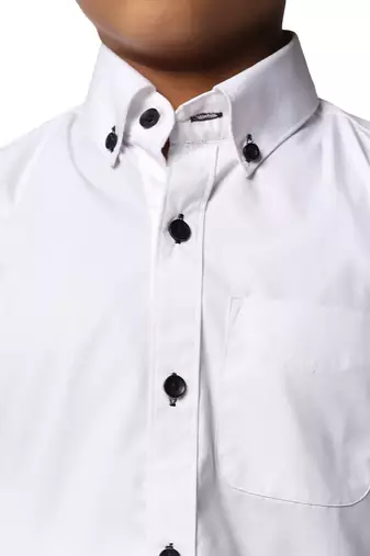 White solid shirt