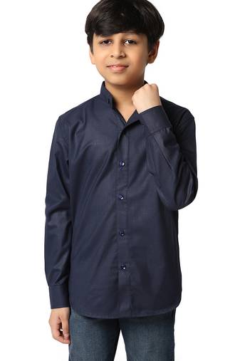 Boys navy blue shirts
