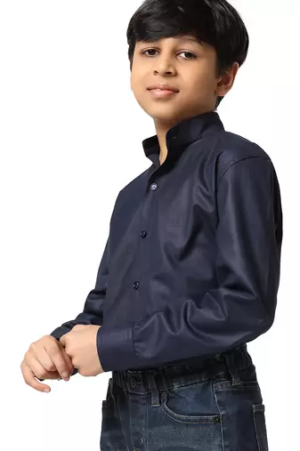 Boys navy blue shirts