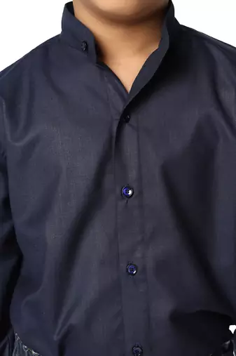 Boys navy blue shirts
