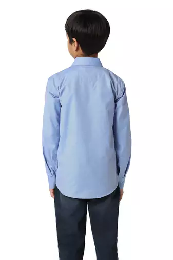 Boys light blue shirts