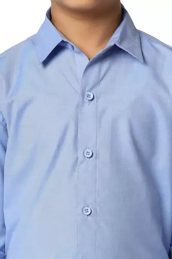 Boys light blue shirts