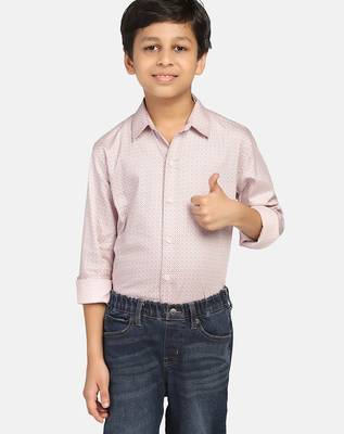 kids pink printed shirt 3