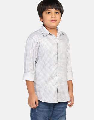 boys grey printed shirt 3