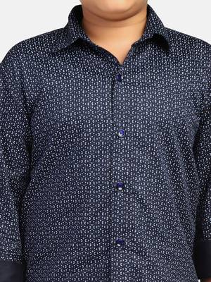 Kids blue printed shirt 5