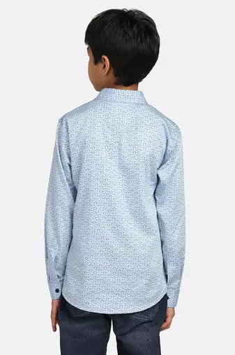 boys cotton printed shirt