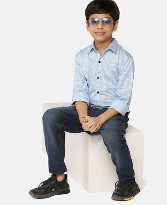 boys cotton printed shirt 4