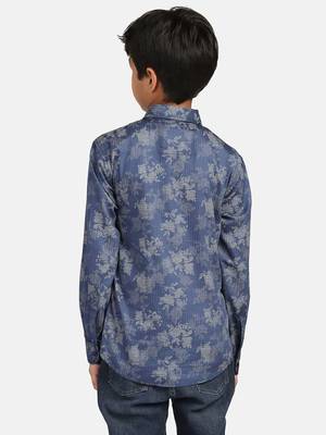 Kids dark printed printed shirt 3