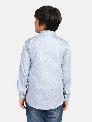 boys light blue printed shirt 3
