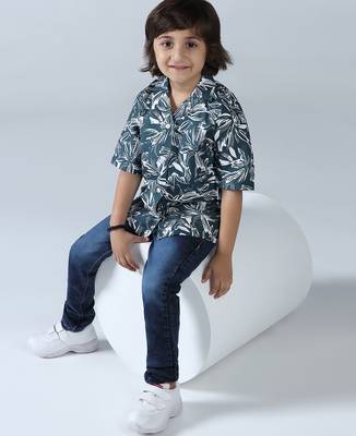Floral breeze boys collar shirt 5
