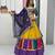 Yellow Thread Embroidered Navratri Wear Lehenga Choli
