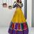 Yellow Thread Embroidered Navratri Wear Lehenga Choli