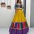 Yellow Thread Embroidered Navratri Wear Lehenga Choli
