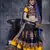 Yellow and Black Gamthi work Rajwadi dress with blue Traditional Dupatta for this Navratri garba