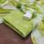 Light green floral cotton salwar suit material with tie-dye dupatta