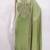 Green georgette embroidered salwar suit material with santoon bottom