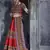 Red and black Gamthi work Navratri Rajwadi indian designer chaniya choli online