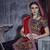 Black and Red Gamthi work Navratri Rajwadi gharga choli with traditional dupatta
