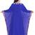 Luxurious Blue Stitched Kaftan Gown with Red & White Thread Work