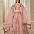 Pink Embroidered Art Silk Lehenga With Blouse