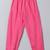 Pink 2 pcs suit for girls in rayon fabric with lacework