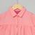 Pink loose fit tunic for girls in georgette fabric with lining