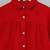 Red loose fit tunic for girls in georgette fabric with lining