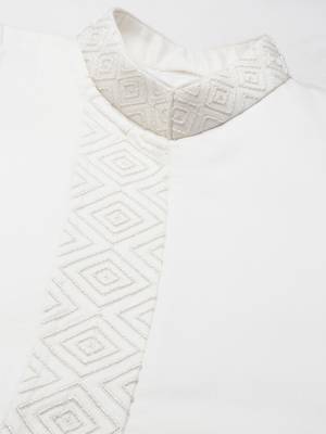 Offwhite angrakha geometrical bandhgala 3