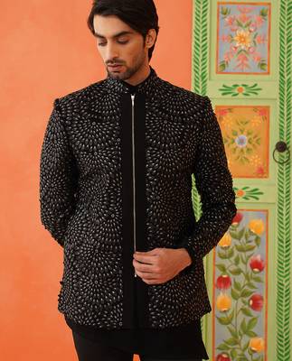Mohit hiranandani in black bandhgala suit 2