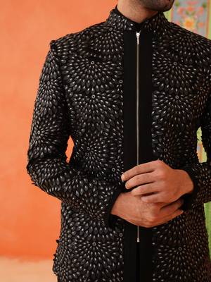 Mohit hiranandani in black bandhgala suit 3