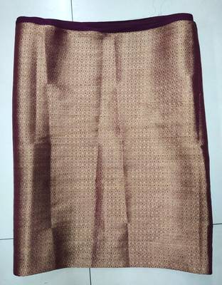 Purple Amazingly Zari Weaved Ethnic Wedding Wear Saree 4