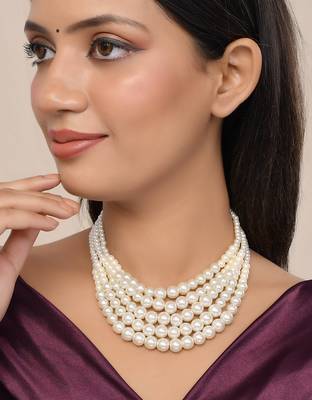 Brass gold-plated necklace 1