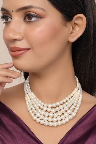 Brass gold-plated necklace